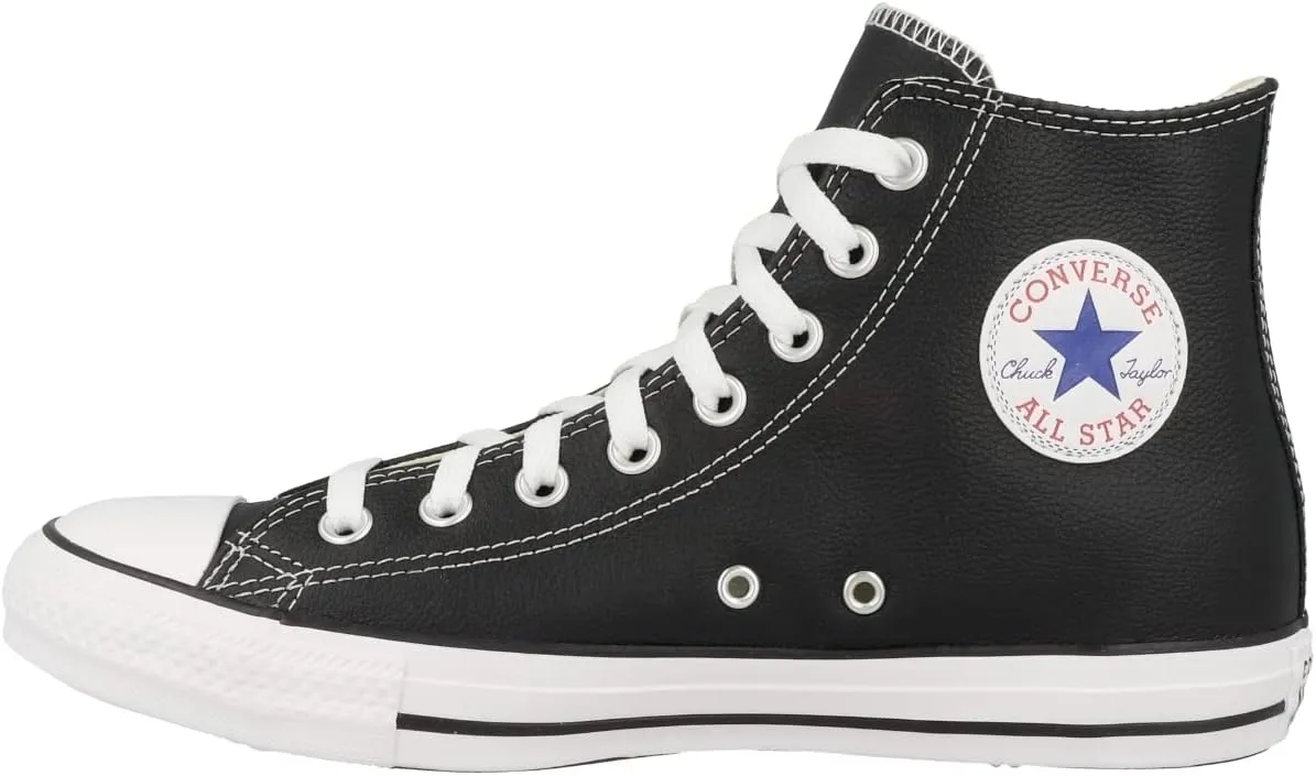 Converse Unisex-Adult Chuck Taylor All Star High Sneaker, Black/White, 3.5 M US
