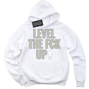 Cool Grey 9s Sneaker Hoodie Level The Fck Up Graphic