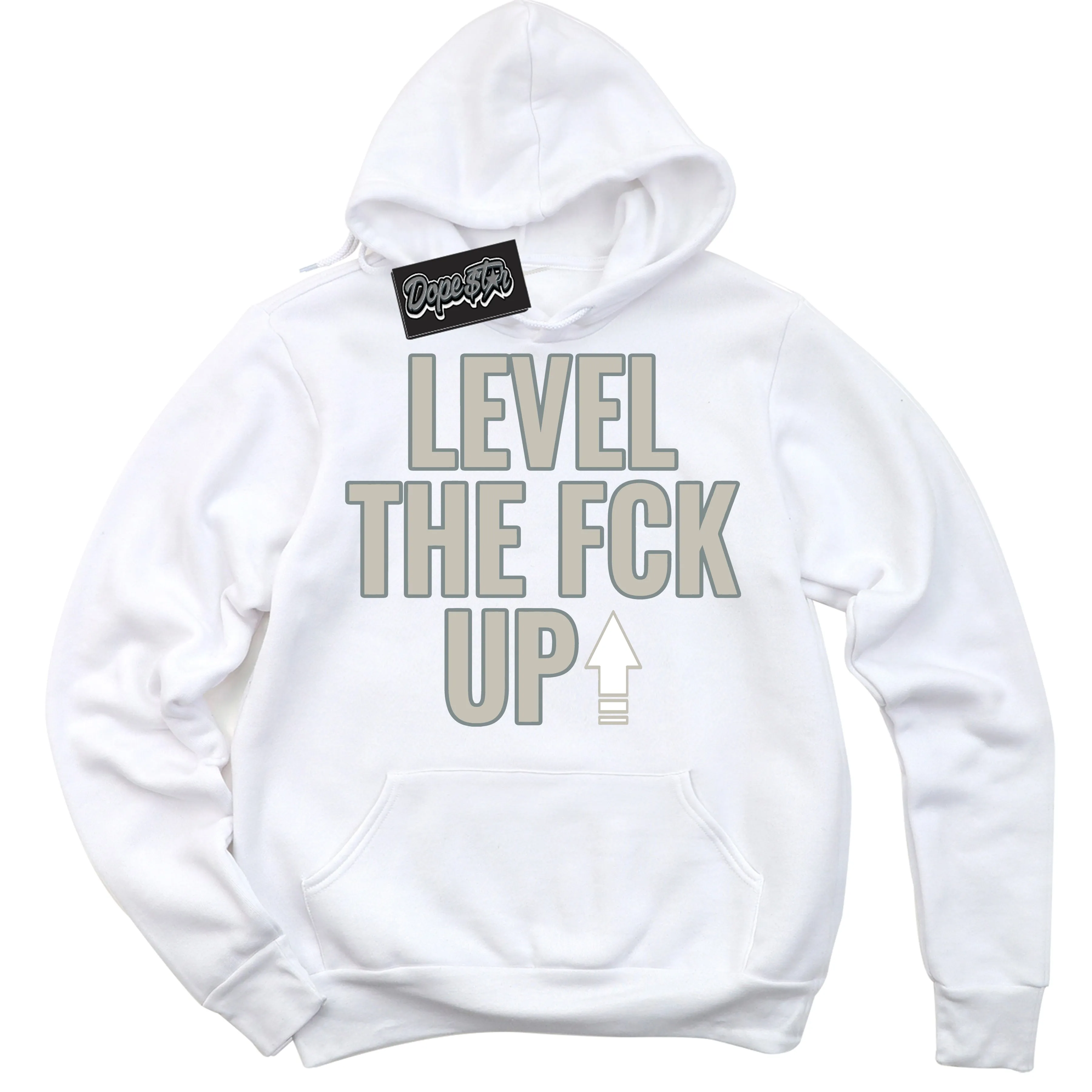 Cool Grey 9s Sneaker Hoodie Level The Fck Up Graphic