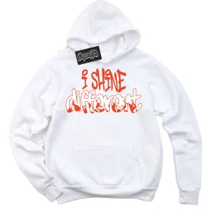 Cosmic Clay Dunk Sneaker Hoodie I Shine Different Graphic