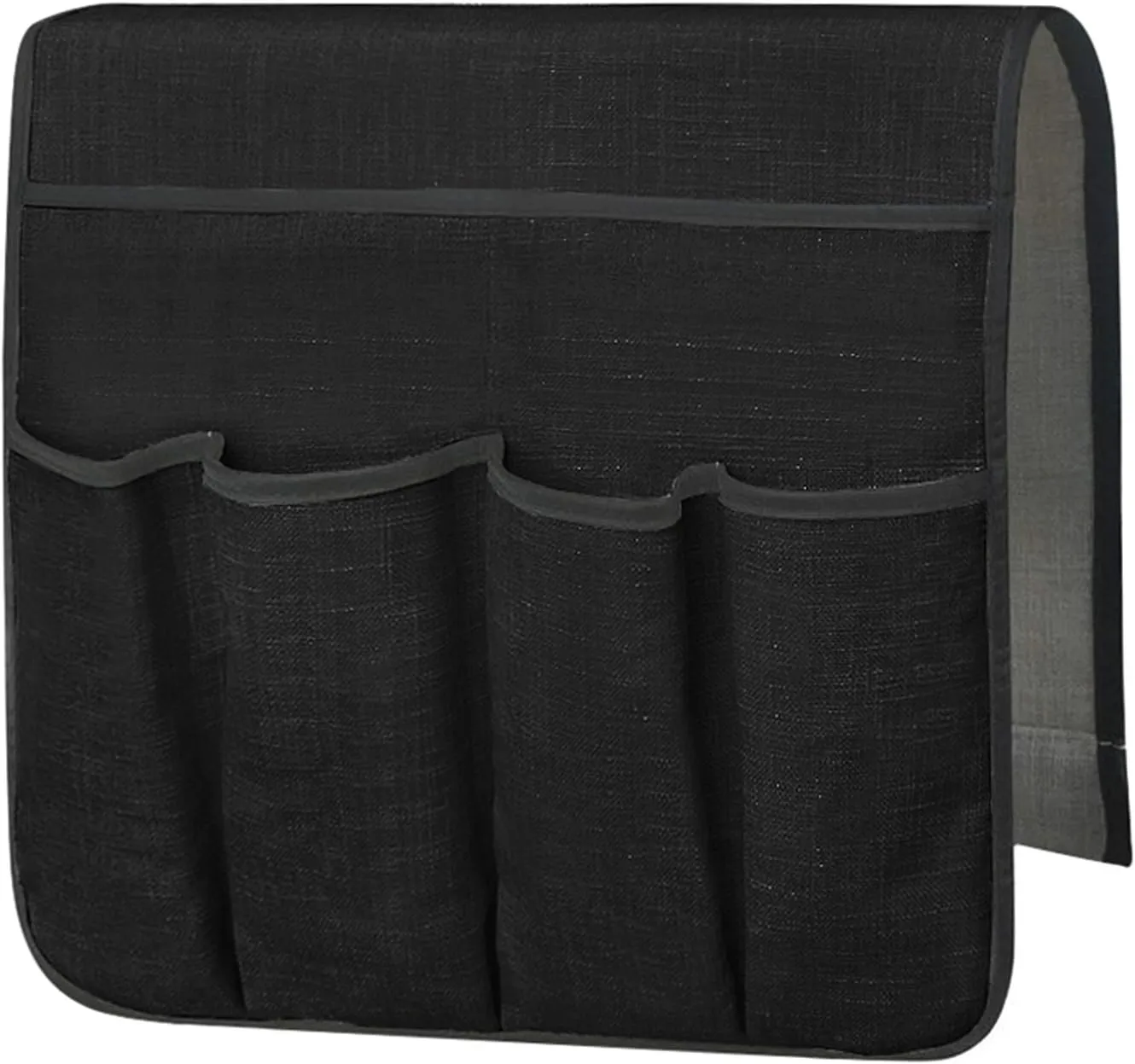 Couch Sofa Armrest Organiser Arm Chair Caddy Bedside Storage Pocket with 6 Pockets TV Remote Holder Bed Storage Pocket Bag for Cellphone Tablet Notepad Book Magazines DVD Glasses
