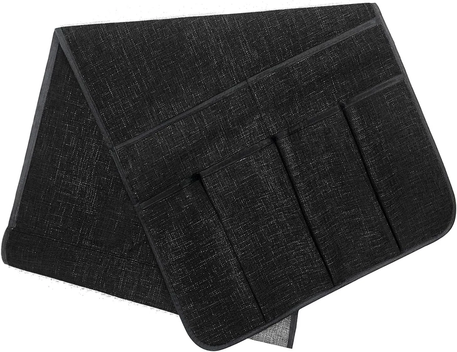 Couch Sofa Armrest Organiser Arm Chair Caddy Bedside Storage Pocket with 6 Pockets TV Remote Holder Bed Storage Pocket Bag for Cellphone Tablet Notepad Book Magazines DVD Glasses