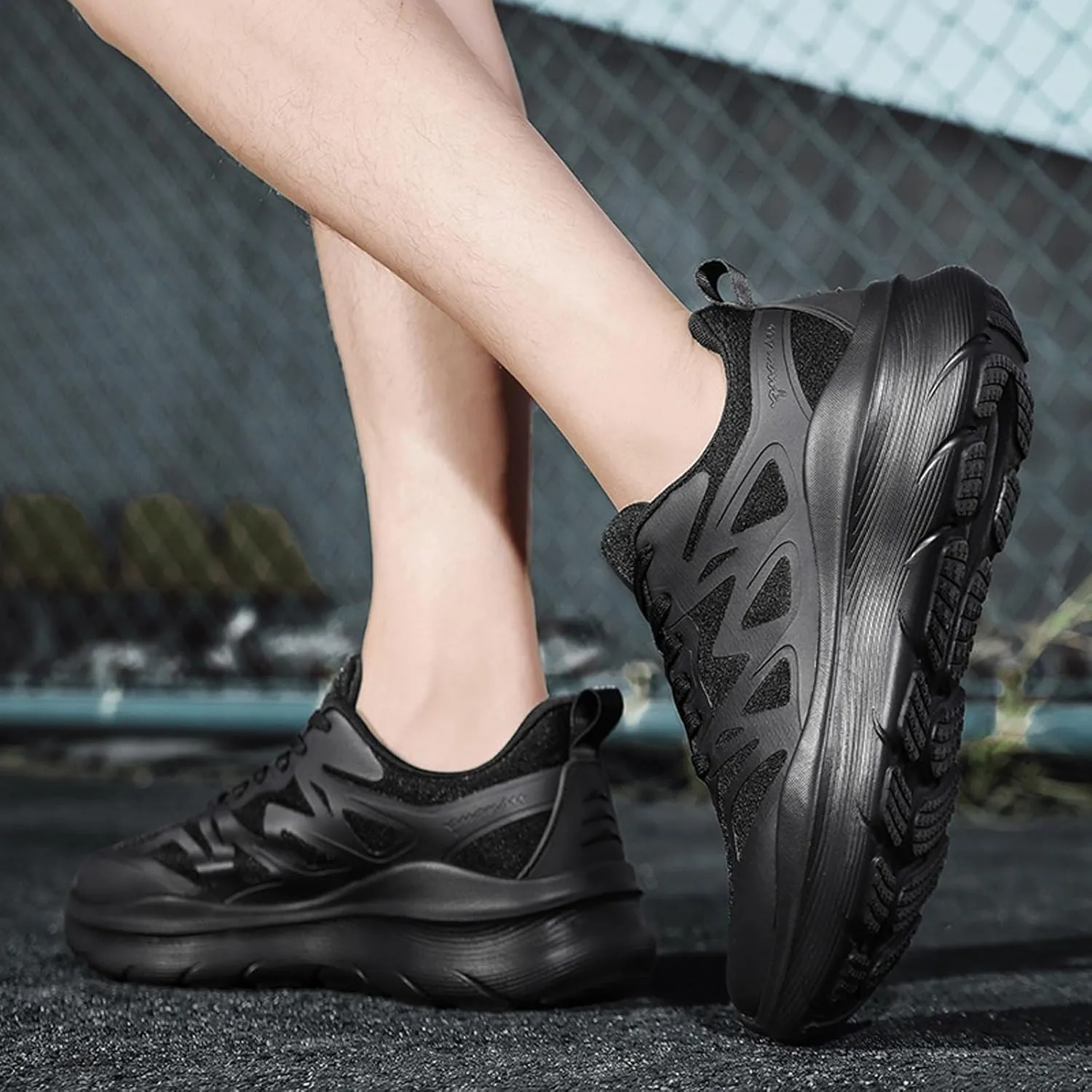 Couples Fashion Mesh Solid Color Breathable Sneakers Temperament Comfortable Running Shoes Sneaker Boots Men S