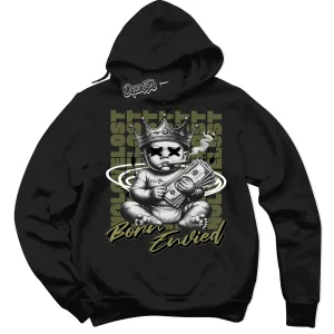 Craft Olive 4s Sneaker Hoodie Born Envied Graphic