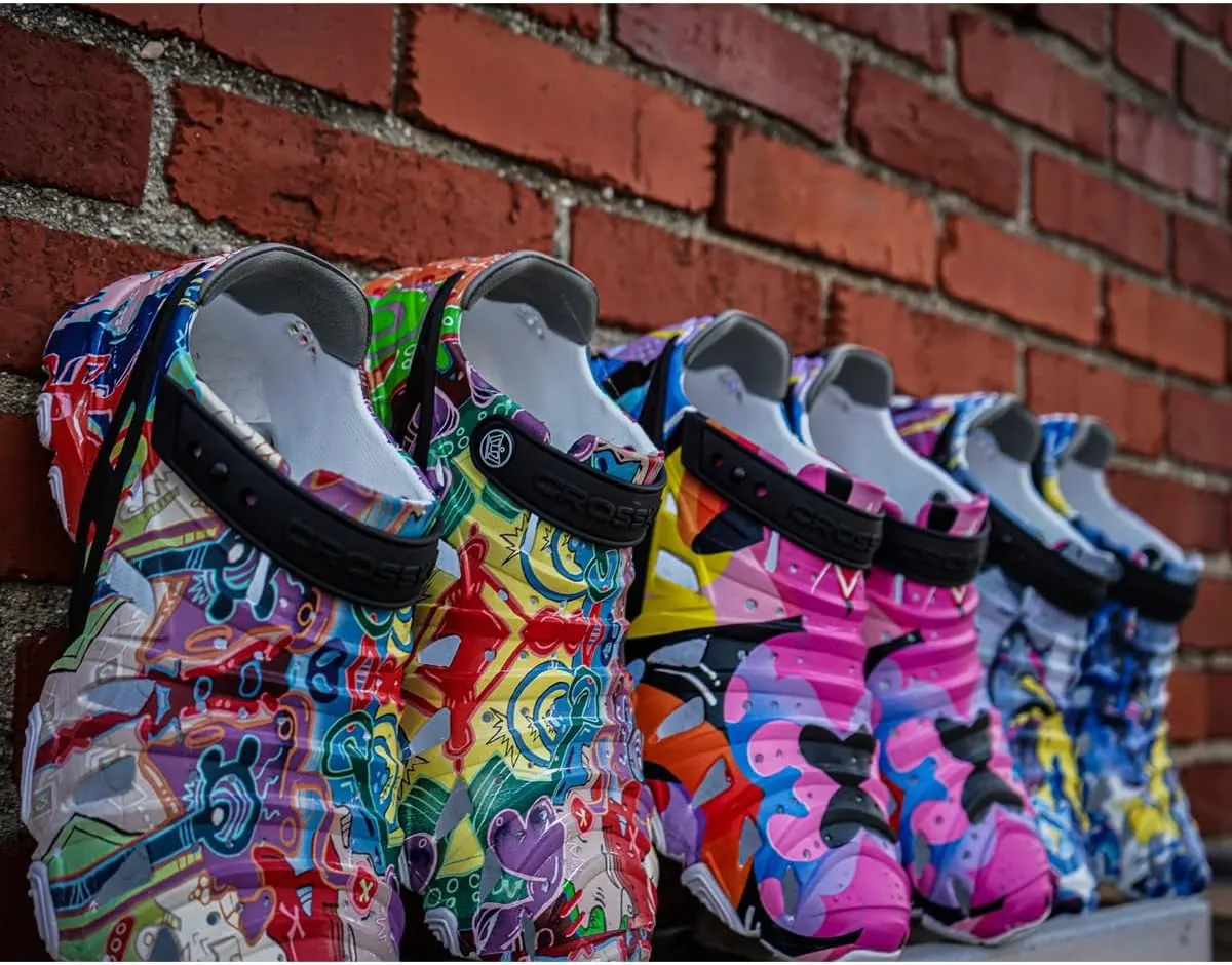 Crosskix Unisex NYC Graffiti Water Shoes - Street Art-Inspired Sneakers Designed by Famous New York City Graffiti Artists