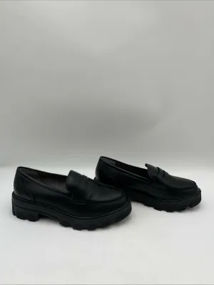 Crown Vintage Lane Loafers Women's Black Size 6.5M - Very Good