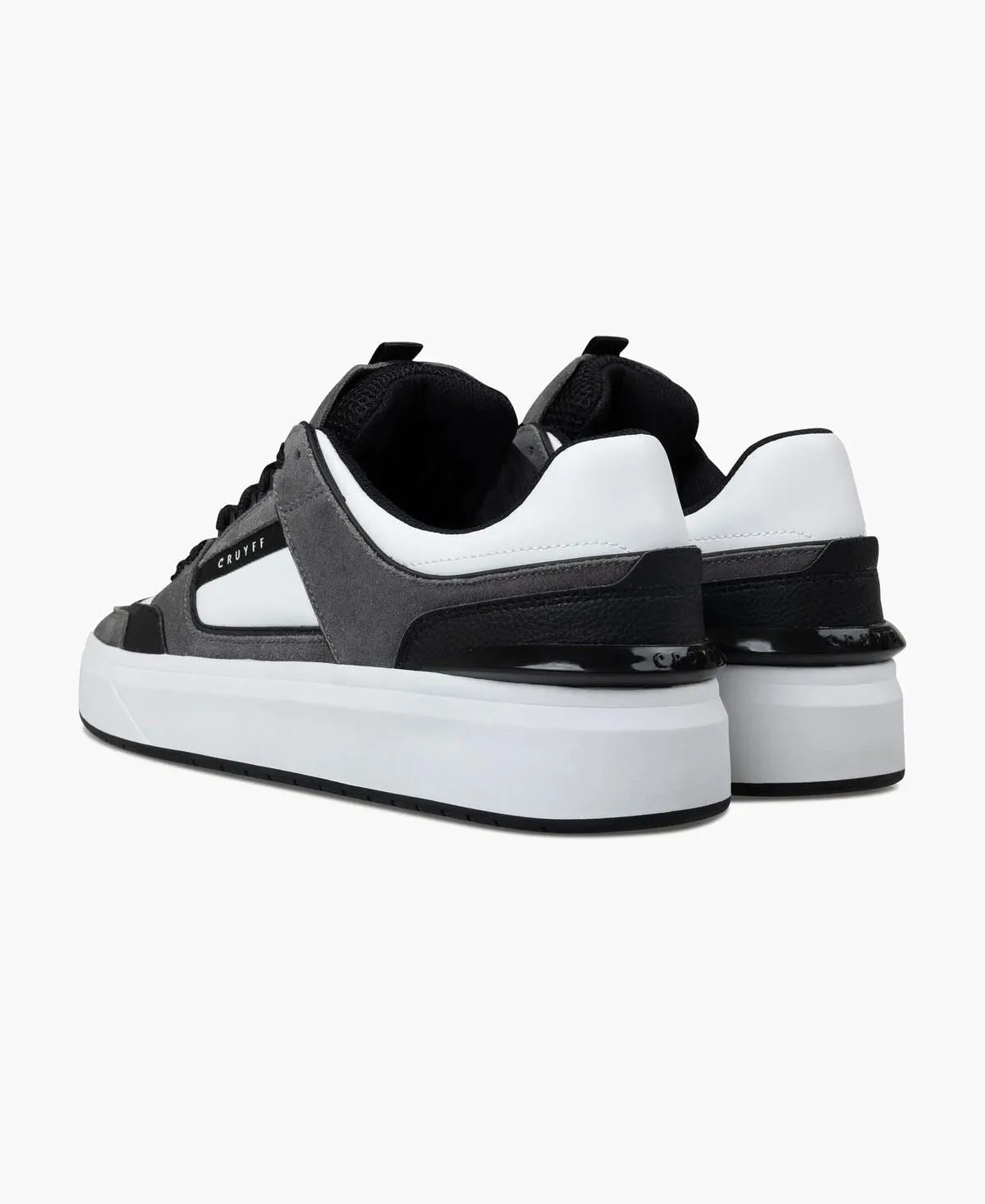 Cruyff Kickturn Leather Men's Mid Grey/White Trainers