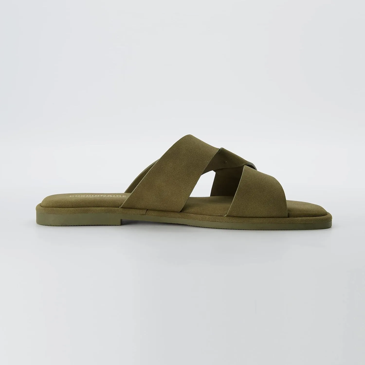 CUSHIONAIRE Women's Tribune slide sandal  Memory Foam, Wide Widths Available