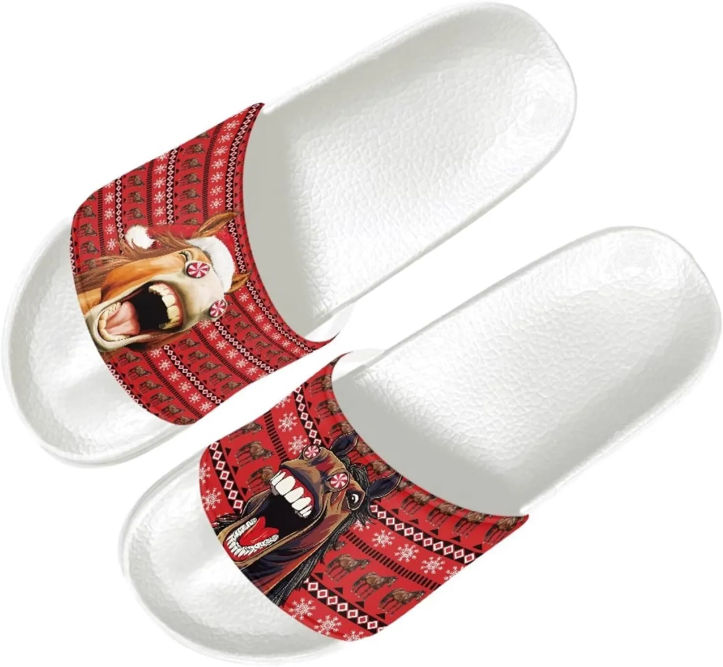 Cushioned Slide Sandals for Women Ultra Comfort Slippers Soft Summer Beach Shoes with Low Arch Support White Sole