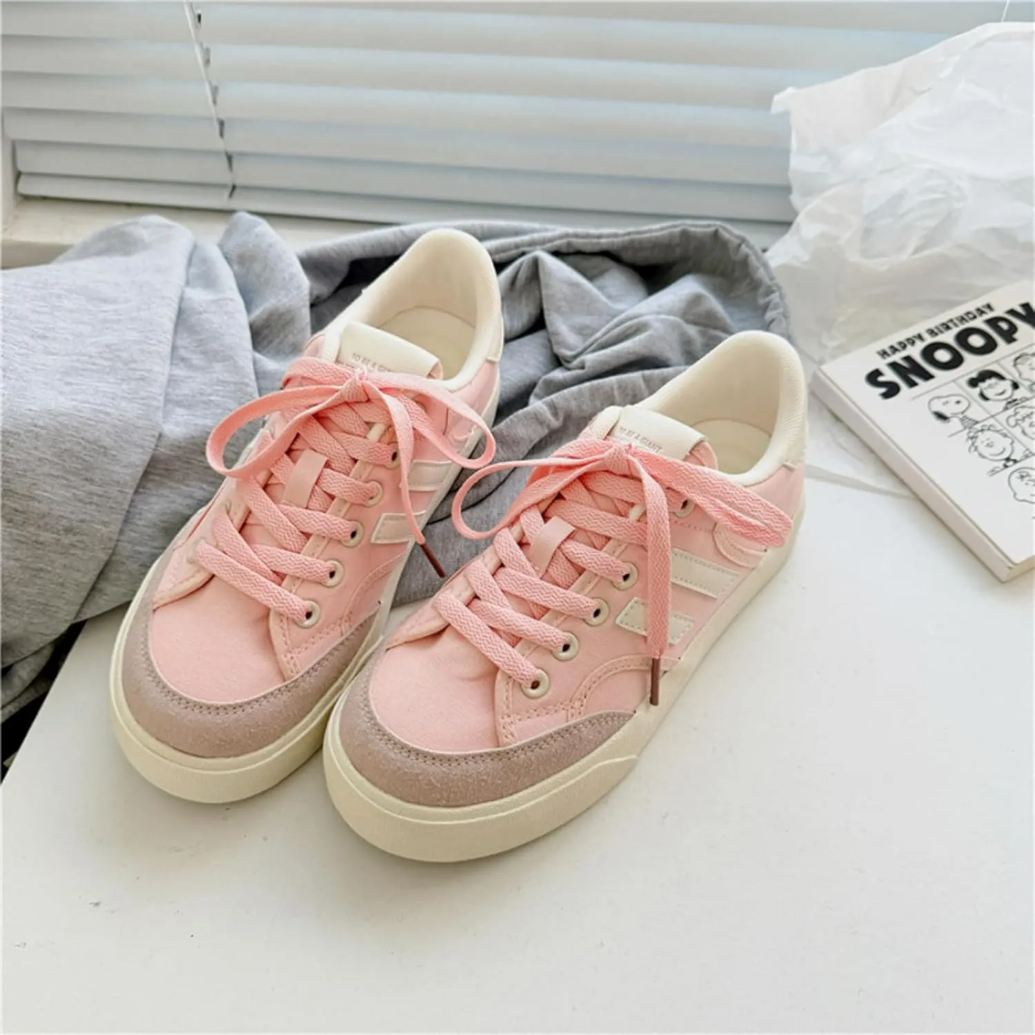 Cute Bowknot Star Cat Fish Chunky Platform Sneakers Women Y2K Aesthetic 1.2" Height Increase Casual Outfit Cute Walking Shoes