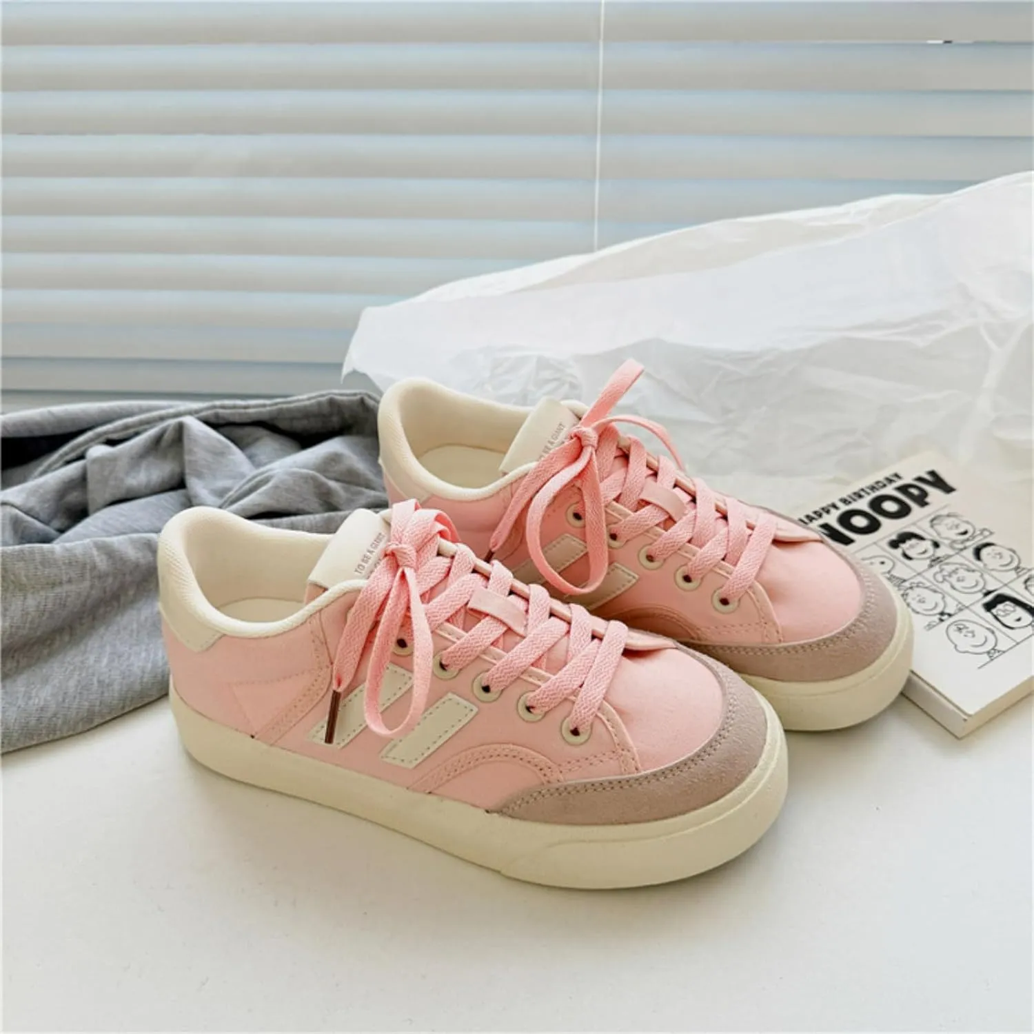 Cute Bowknot Star Cat Fish Chunky Platform Sneakers Women Y2K Aesthetic 1.2" Height Increase Casual Outfit Cute Walking Shoes