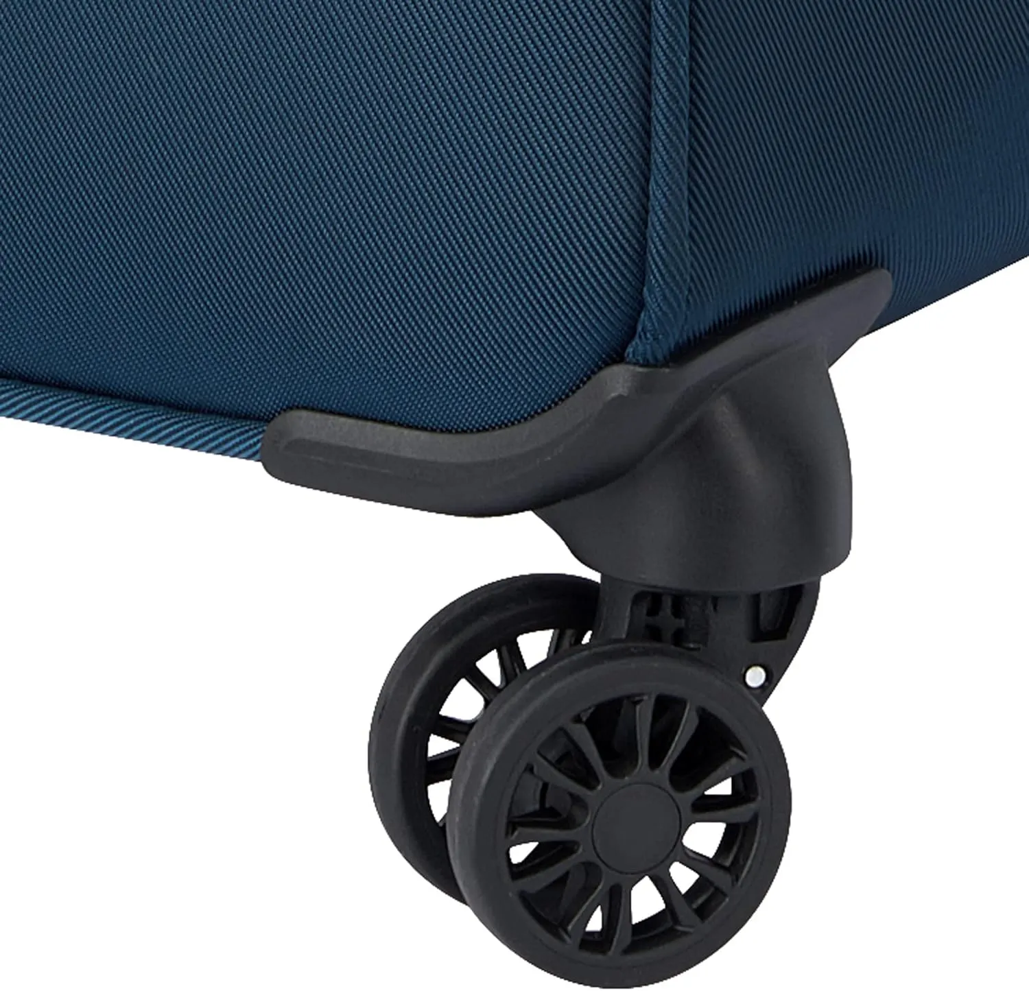 DELSEY PARIS Sky Max 2.0 Softside Expandable Luggage with Spinner Wheels 2 Piece Set, Blue (24 Inch/Duffle)