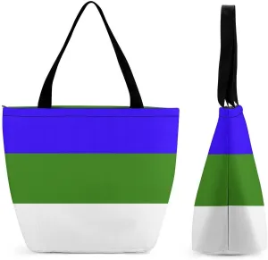 Djibouti Flag Women's Large Tote Handbag with Zipper for Work and Travel Convenience