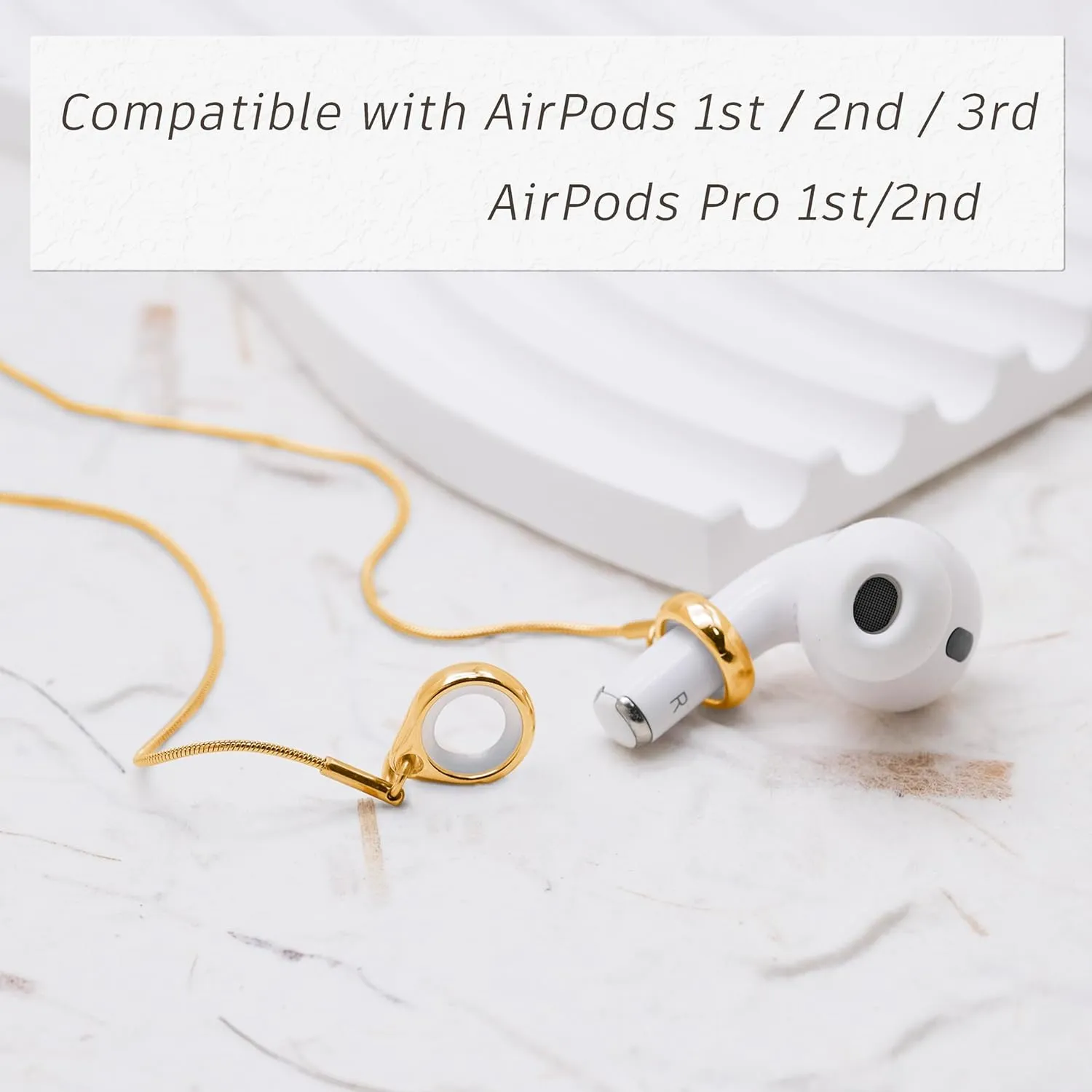 Earphone Cord Strap With Anti-Lost Airpod Chain Holder Lanyard String Compatible Airpods 3rd 2nd Generation Pro 3 2 1