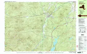 Elizabethtown NY topo map, 1:25000 Scale, 7.5 X 15 Minute, Historical, 1978, Updated 1979, 24 x 39 in