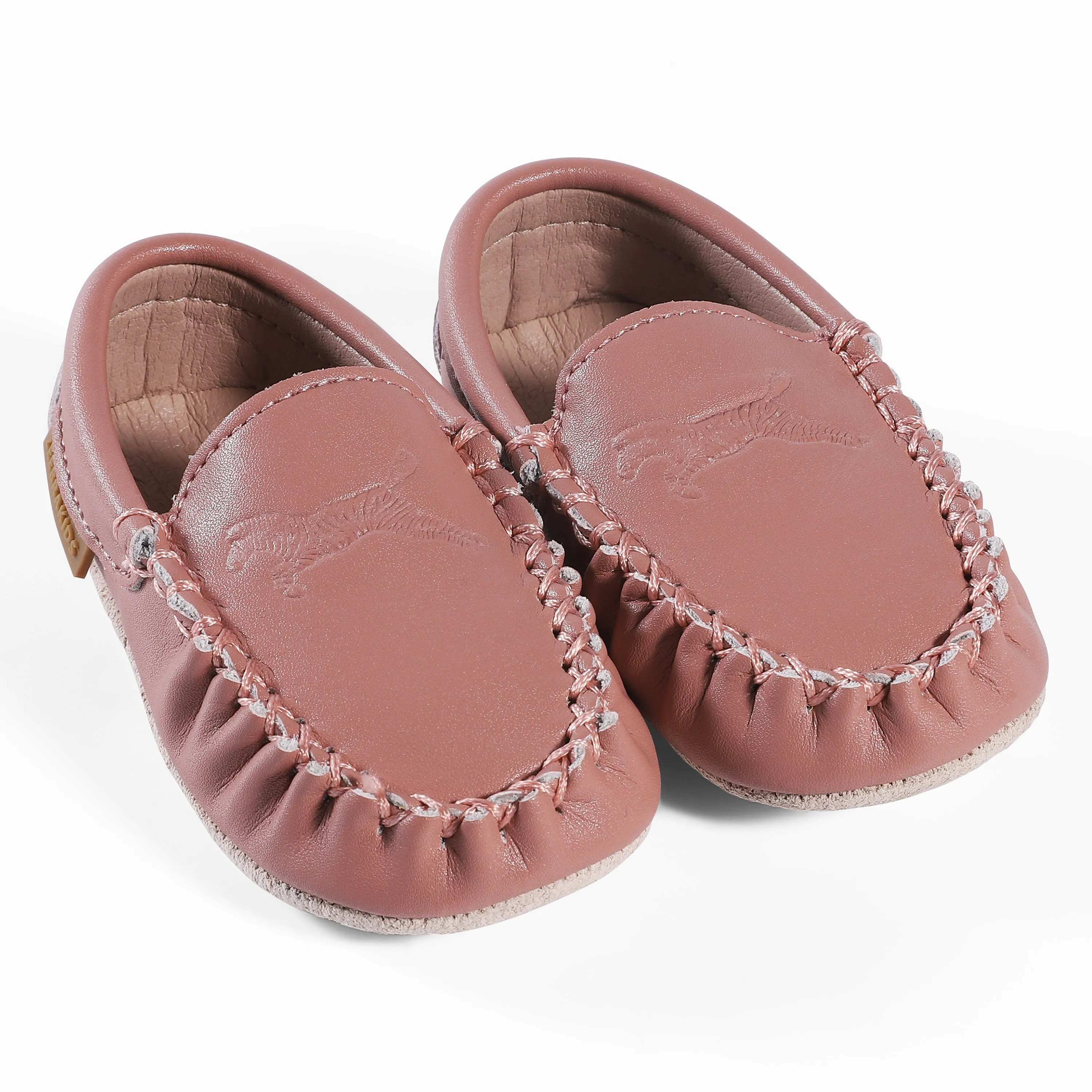 Embossed Moccasin - Soft Sole