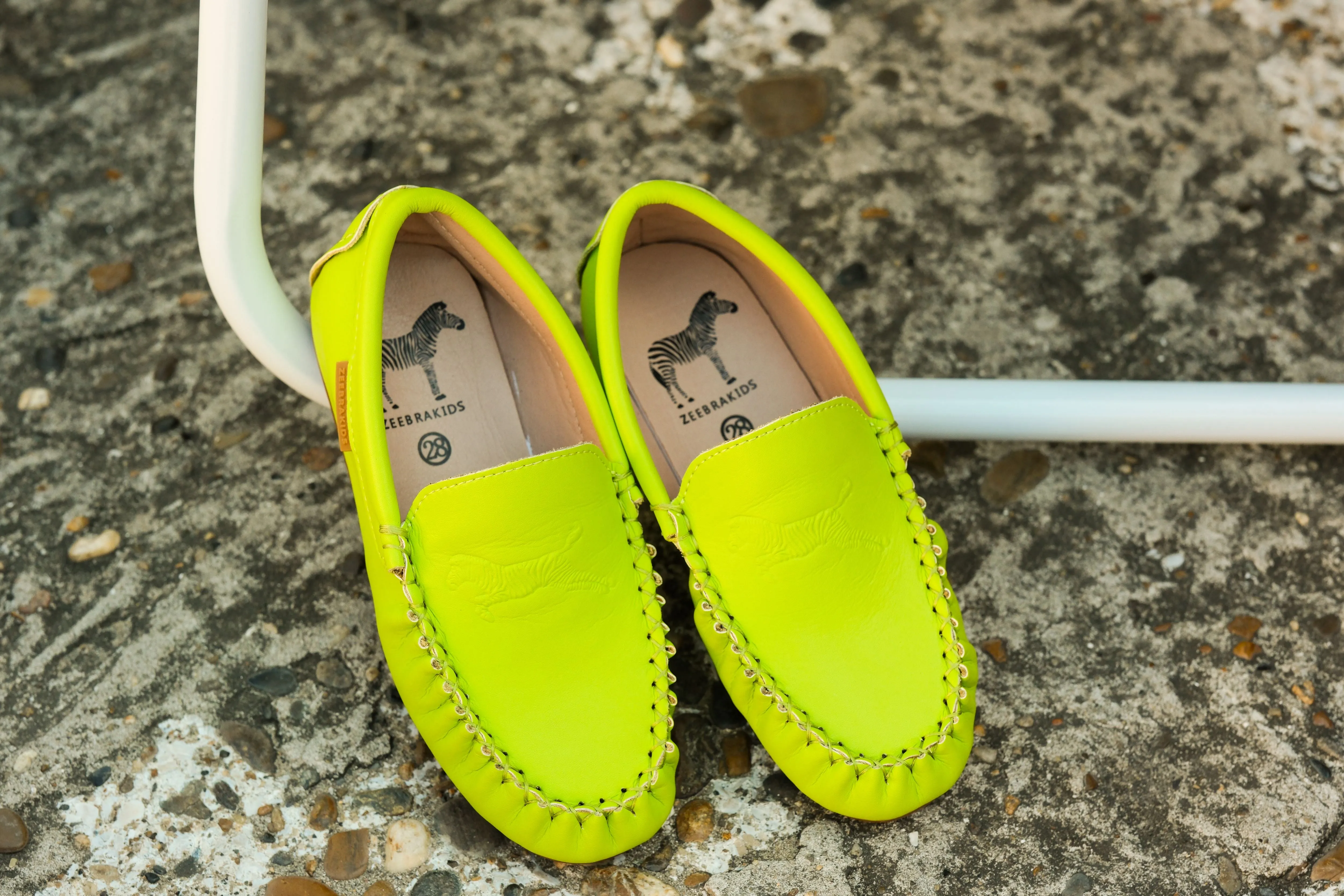 Embossed Moccasin - Soft Sole