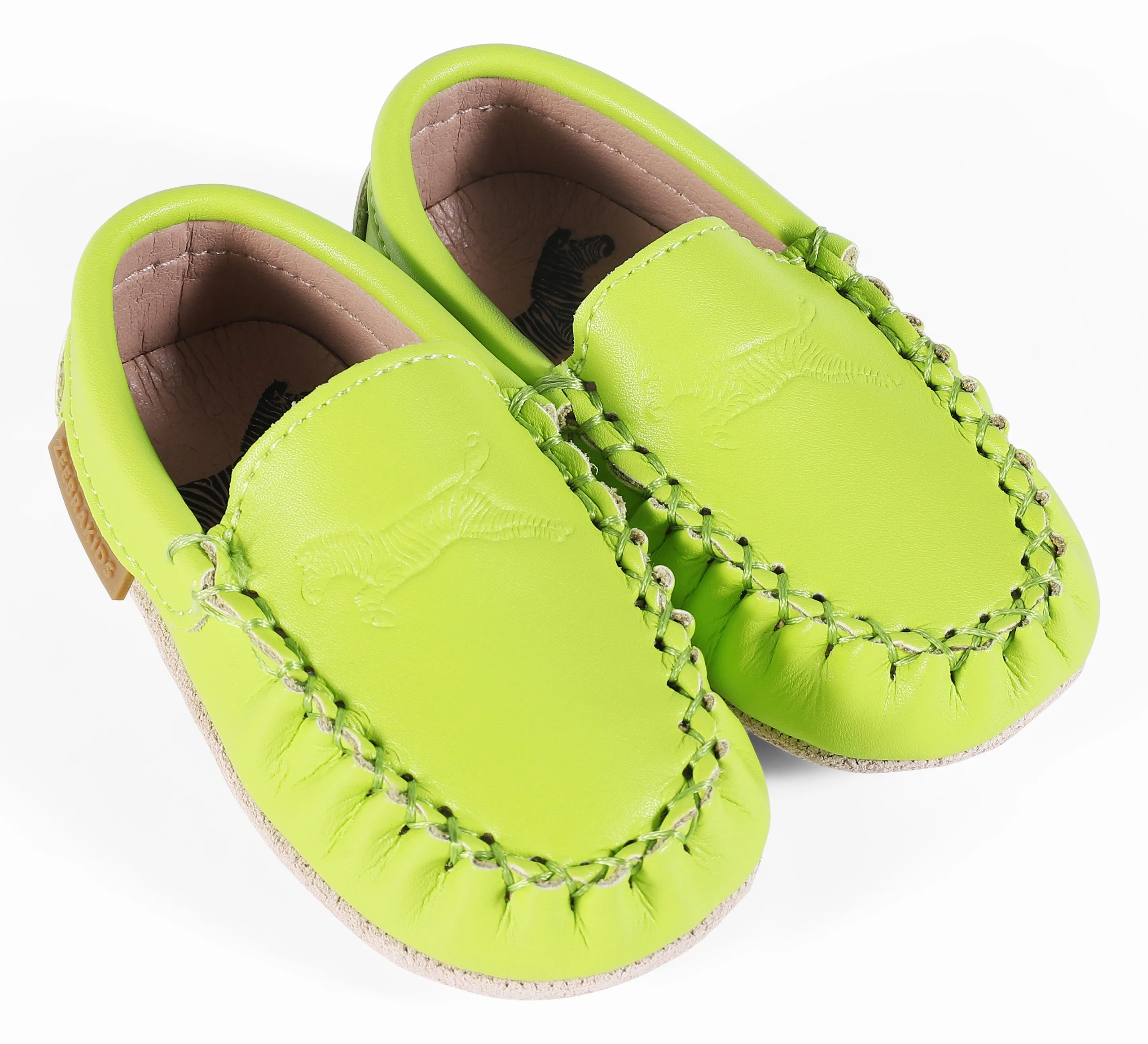 Embossed Moccasin - Soft Sole