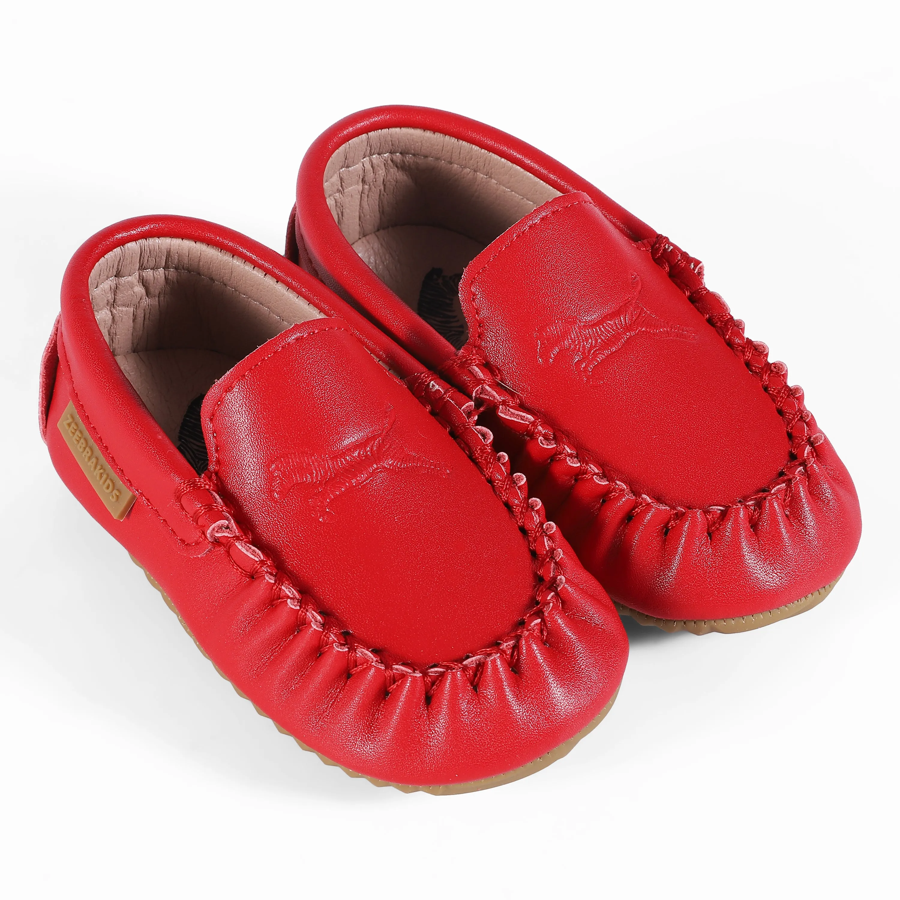 Embossed Moccasin - Soft Sole