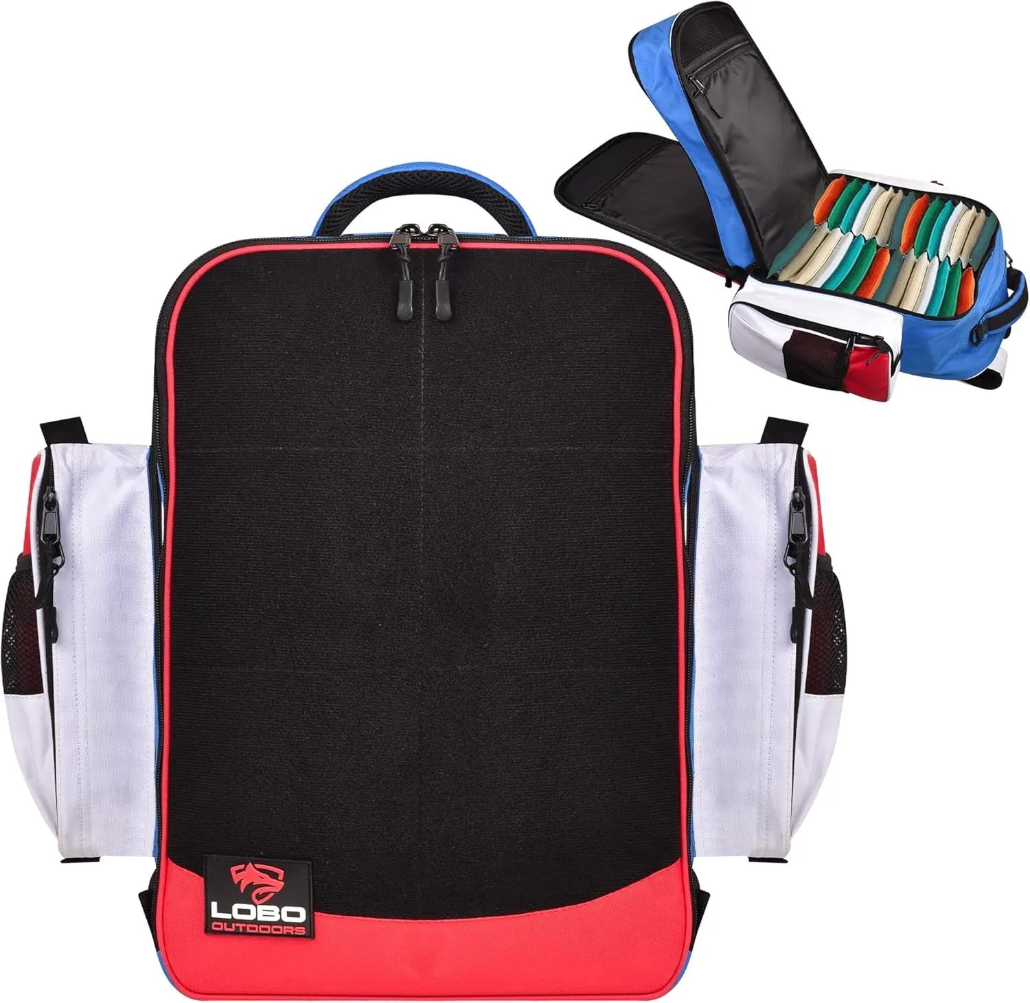 FIGHTSENSE Cornhole backpack for bags, Holds Up to 24 bags, Cornhole Carrying Case for Bags with Multiple Pockets