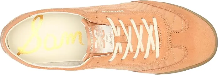 Flat Clay Low Toe Rounded Isabel Edelman Durable materials Sam Top Tuscan Lace Exceptional value Up Sneakers