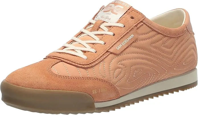 Flat Clay Low Toe Rounded Isabel Edelman Durable materials Sam Top Tuscan Lace Exceptional value Up Sneakers