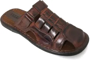 FLV Men's Sandals Open Toe Slide Casual Fisherman Summer Flip Flops Shoes