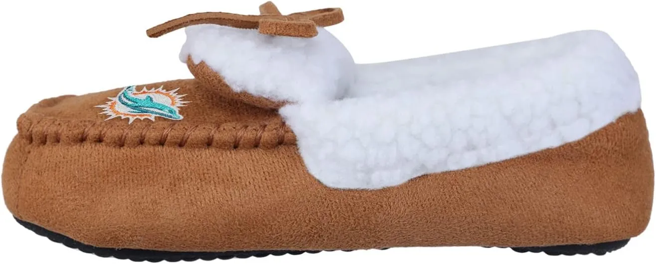 FOCO Boys NFL Team Logo Moccasin Slippers