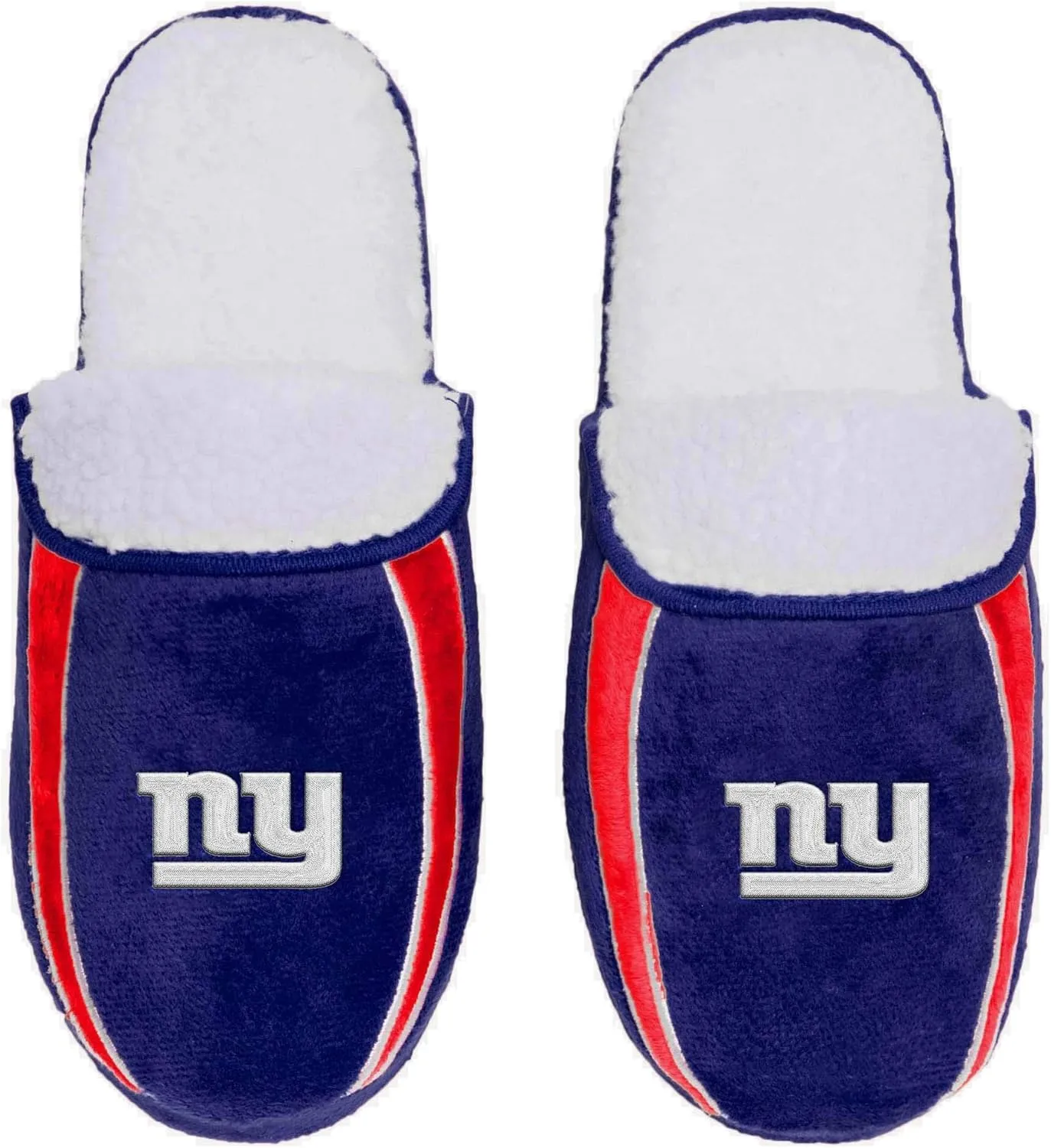 FOCO NFL Mens Football Team Logo Moccasin Slippers Shoes