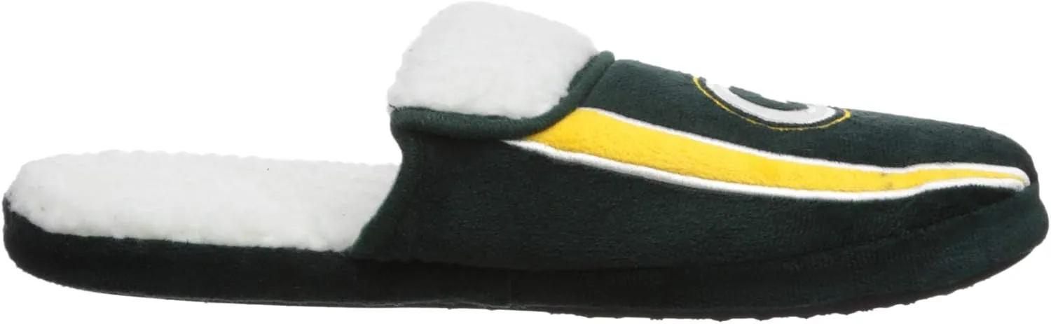 FOCO NFL Mens Football Team Logo Moccasin Slippers Shoes