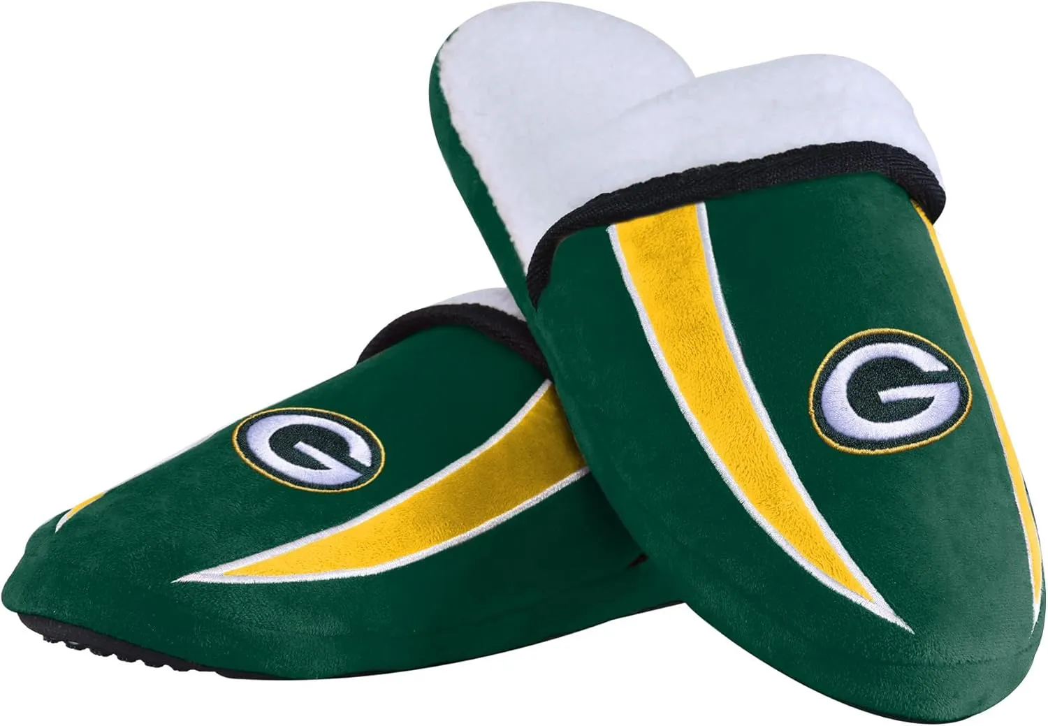 FOCO NFL Mens Football Team Logo Moccasin Slippers Shoes