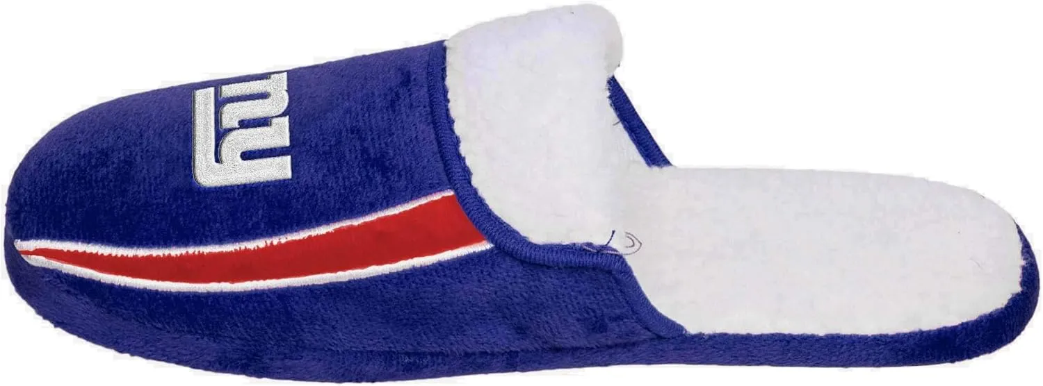 FOCO NFL Mens Football Team Logo Moccasin Slippers Shoes