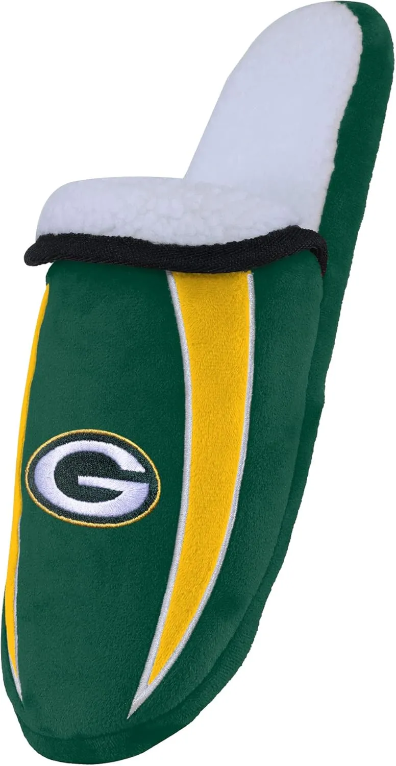FOCO NFL Mens Football Team Logo Moccasin Slippers Shoes