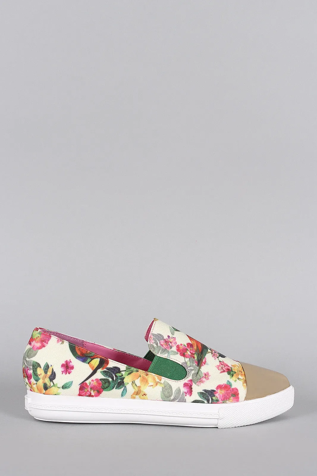 Fully integrated Priveleged Pointy Loved by customers Cap Loafer Toe Toe Floral Flat