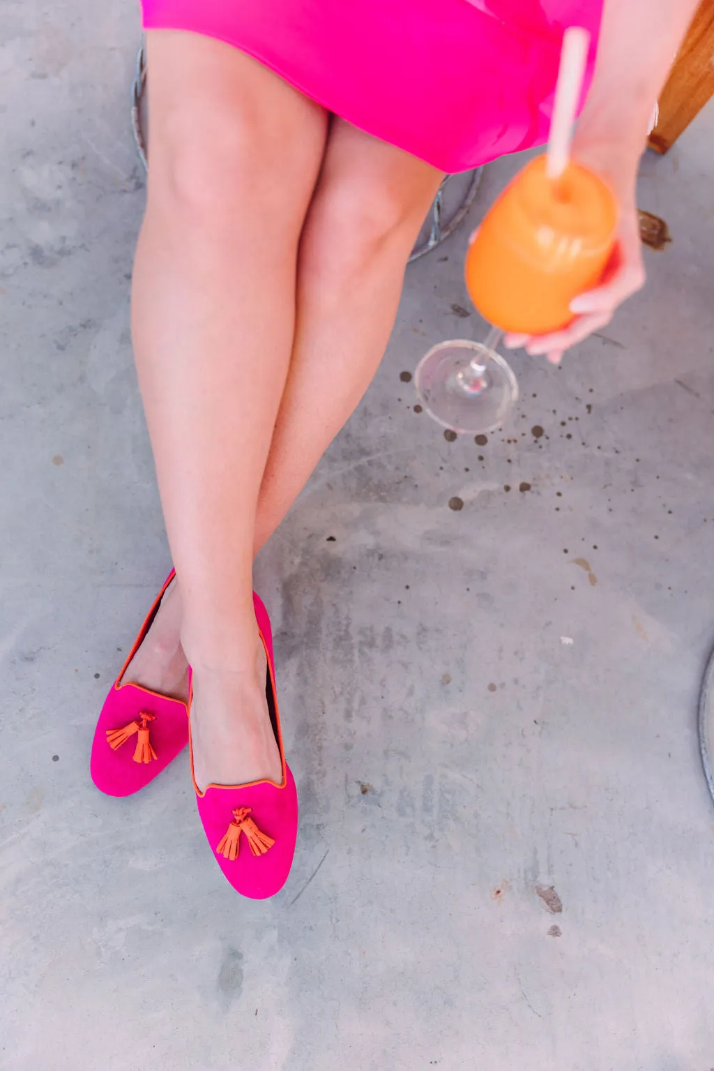 Fuxia-Aranciata Tasselloafer Klassik