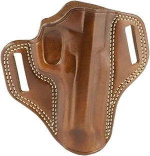 Galco Combat Master Leather Belt Holster, Kimber K6S 4in, Right Hand, Tan, CM310