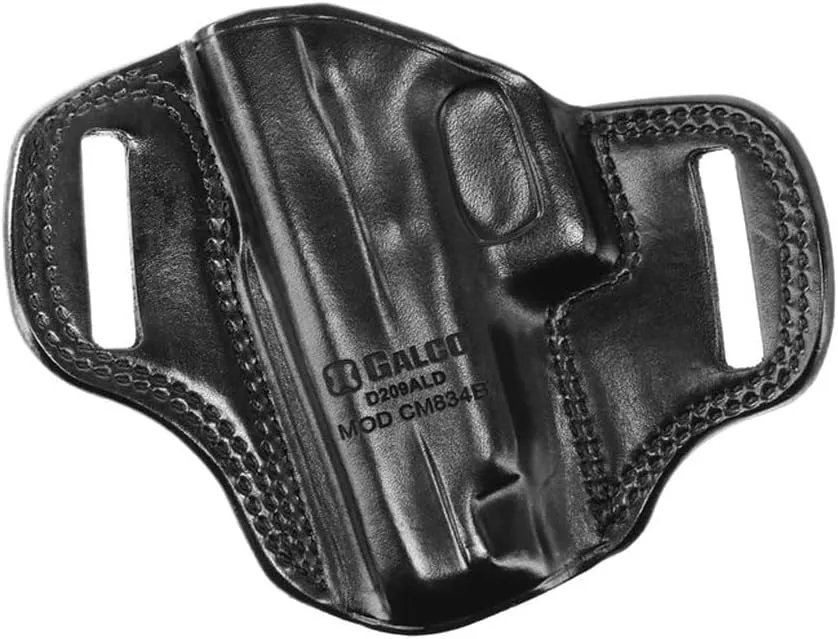 Galco Combat Master OWB Belt Holster Compatible with Glock 48/48 Mos | Smith & Wesson M&P 9mm Shield EZ, Right Hand