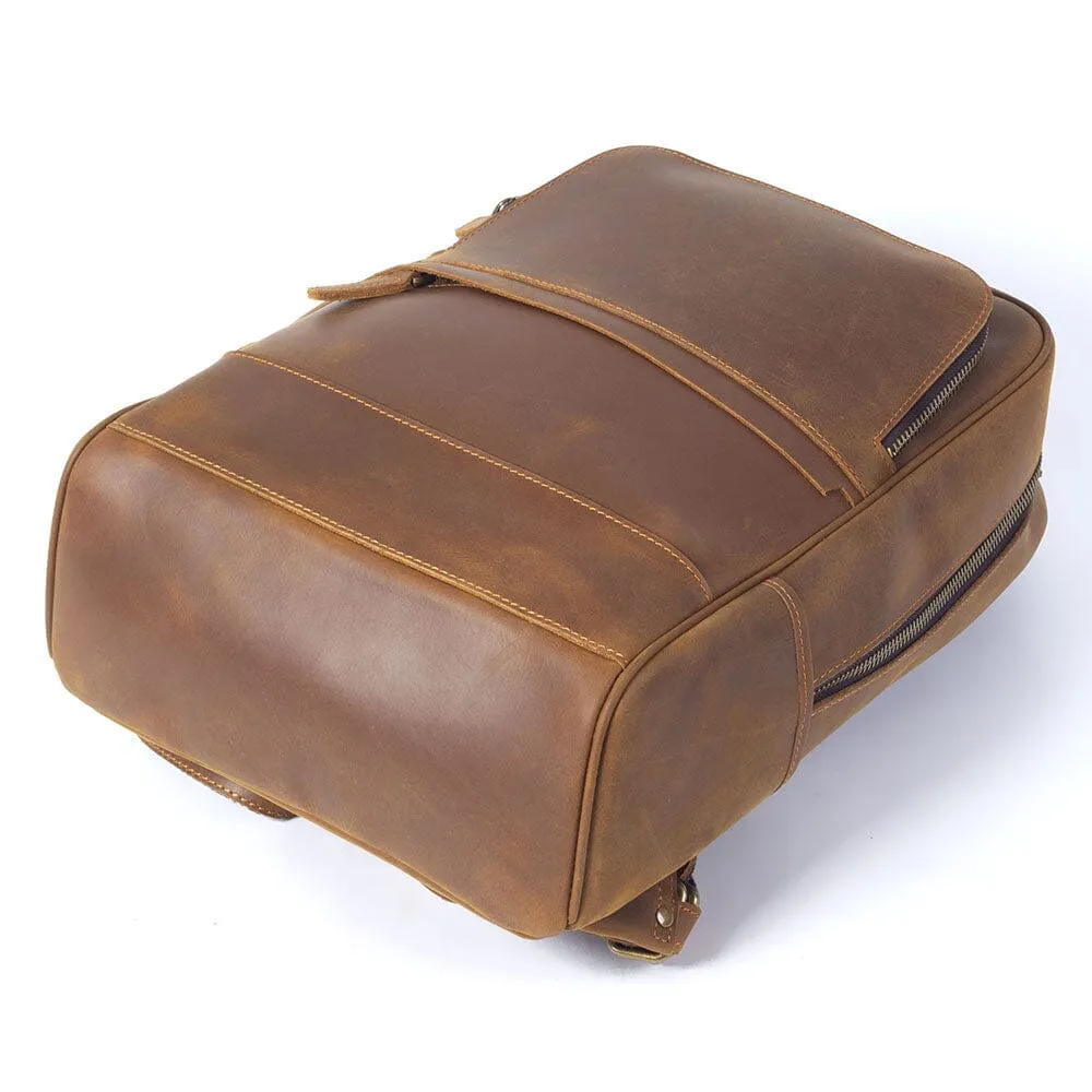 Genuine leather backpack | OXFORD