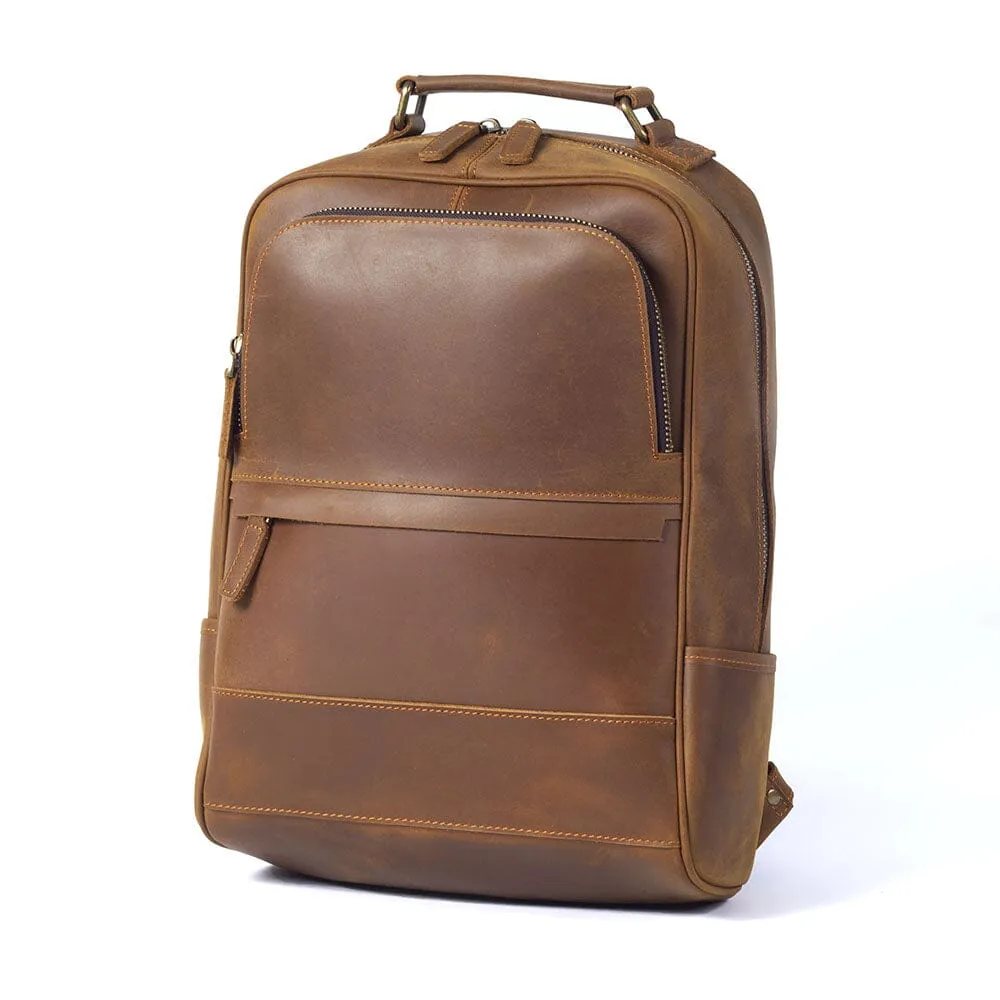 Genuine leather backpack | OXFORD