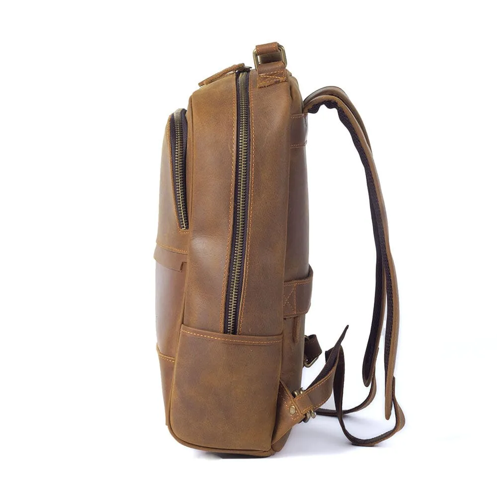 Genuine leather backpack | OXFORD