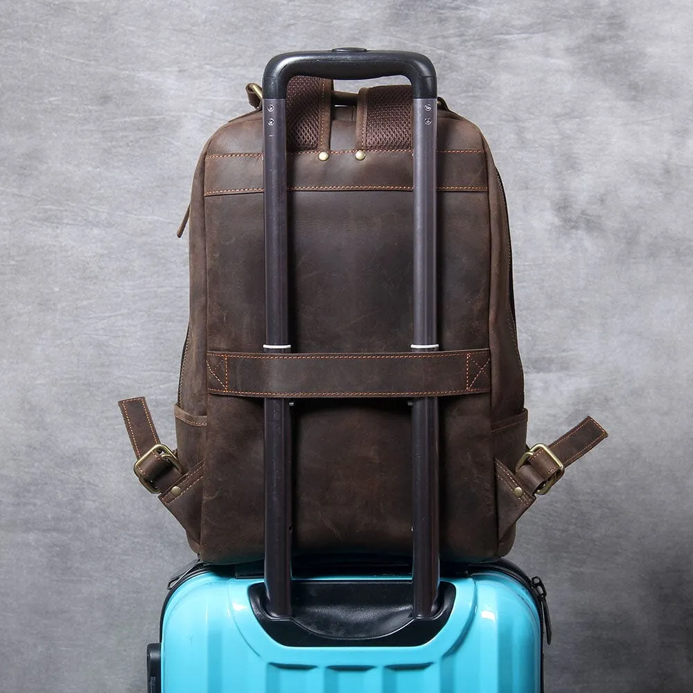 Genuine leather backpack | OXFORD