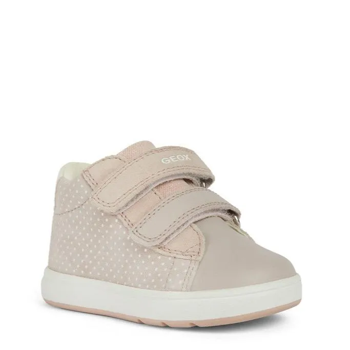 GEOX BIGLIA GIRLS FIRST WALKER VELCRO SNEAKER PINK