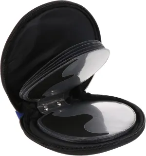 GLEAVI Storage Wallet Capacity Portable Zipper Case for Discs and Scratches for Music Game and Driver Discs for Travel and Car Use