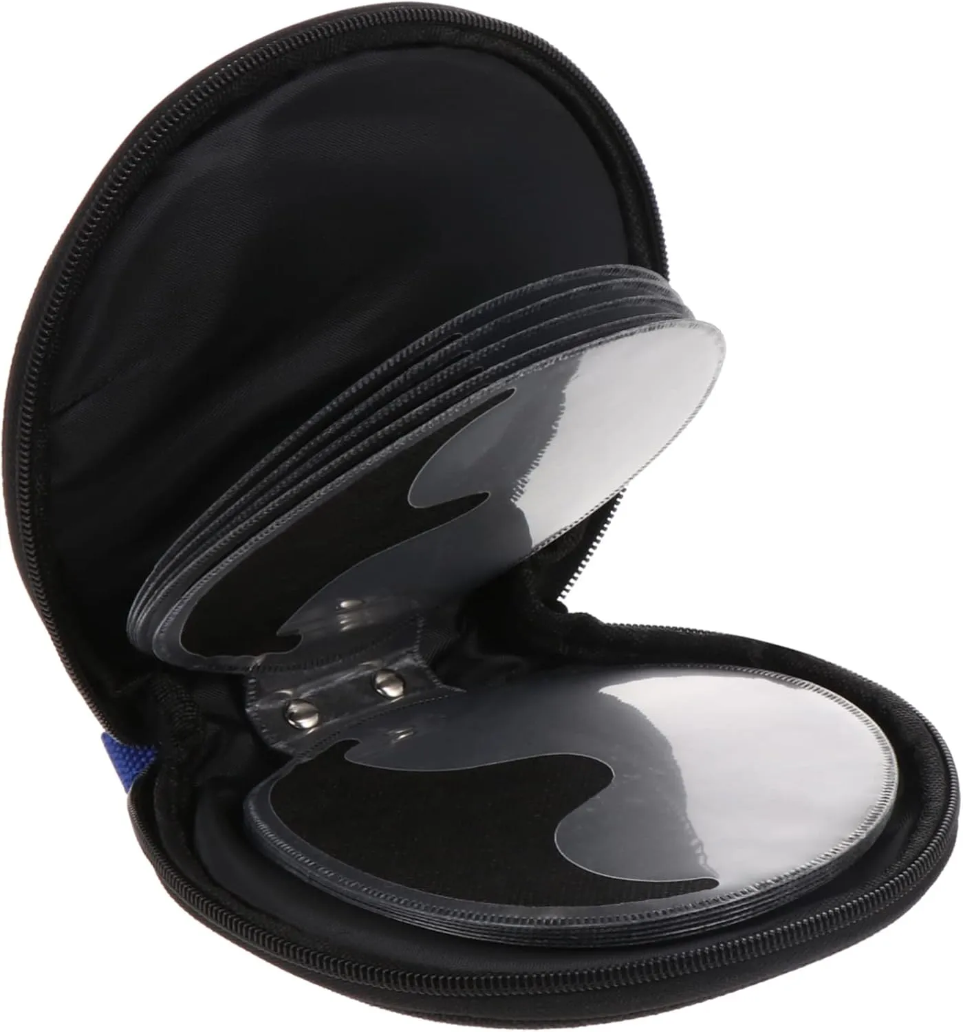 GLEAVI Storage Wallet Capacity Portable Zipper Case for Discs and Scratches for Music Game and Driver Discs for Travel and Car Use