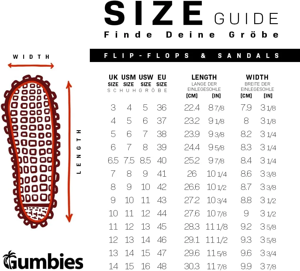 Gumbies Strider Unisex Slides, with Supersoft Cotton Adjustable Strap, Cotton Footbed & Recycled Rubber Sole - Comfort Guaranteed