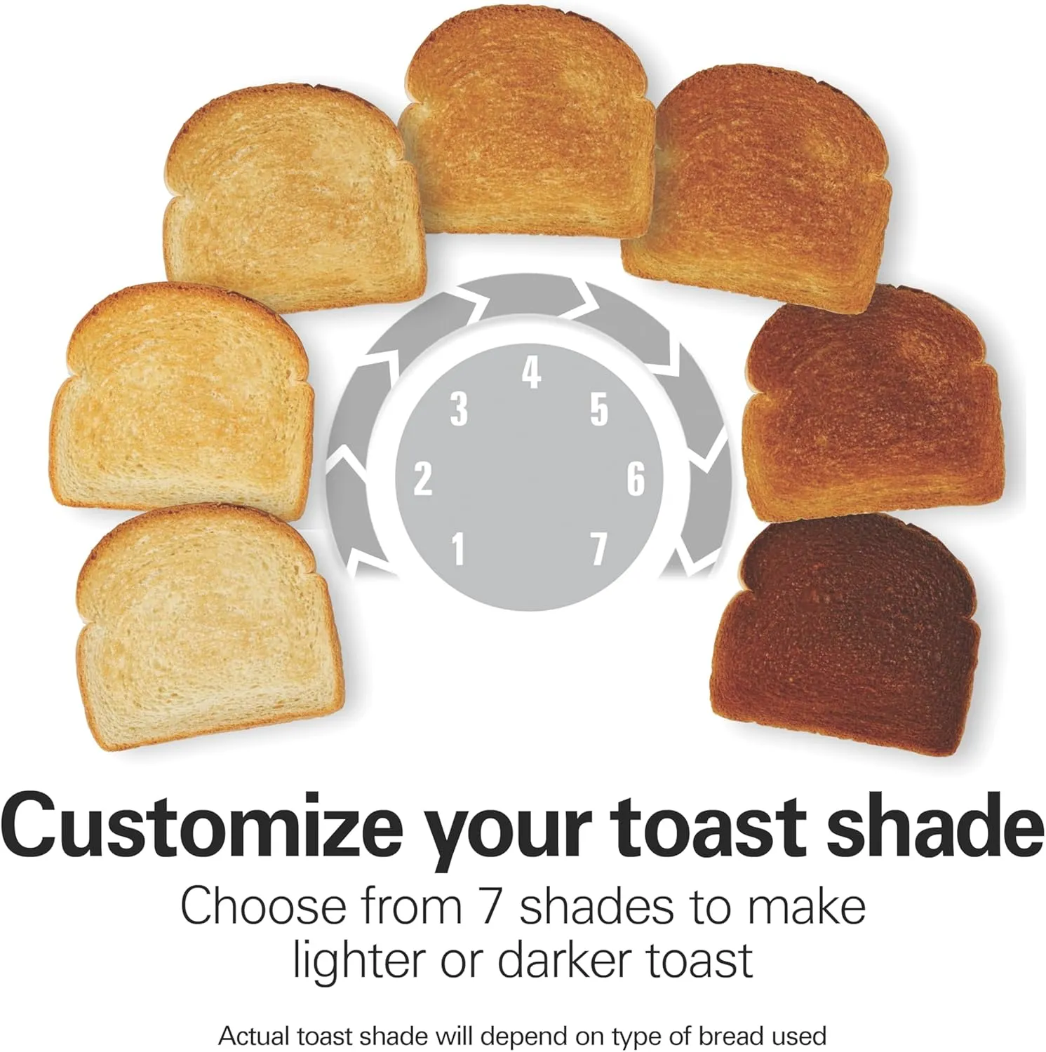 Hamilton Beach 4 Slice Toaster with Extra-Wide Slots, Bagel Setting, Toast Boost, Slide-Out Crumb Tray, Auto-Shutoff & Cancel Button, Digital with Defrost Function, Stainless Steel (24796)