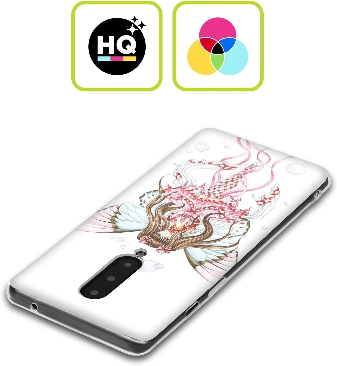 Head Case Designs Officially Licensed Nene Thomas Champagne Anime Pink Fairies Soft Gel Case Compatible with Google Pixel 9 / Pixel 9 Pro
