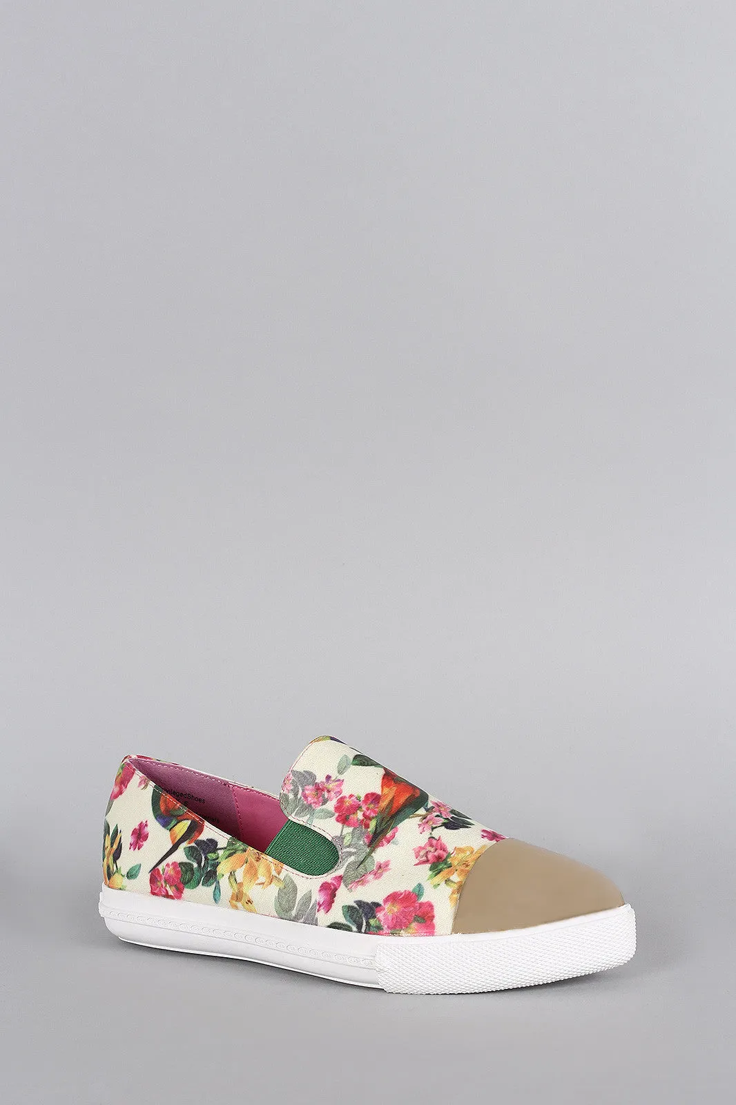 Hot price drop Floral Priveleged On-sale Toe Cap Flat Toe Pointy Loafer