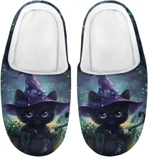 House Slippers for Kids Girls Fuzzy House Slippers House Shoes for Girls - White