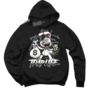 Iron Grey 1s Sneaker Hoodie Trap Rabbit Graphic